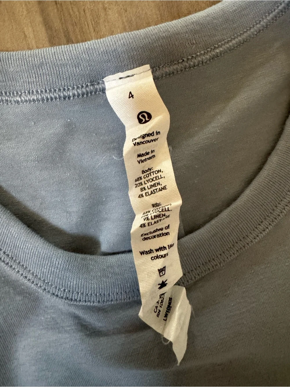 lululemon athletica Light Blue Crewneck Tank